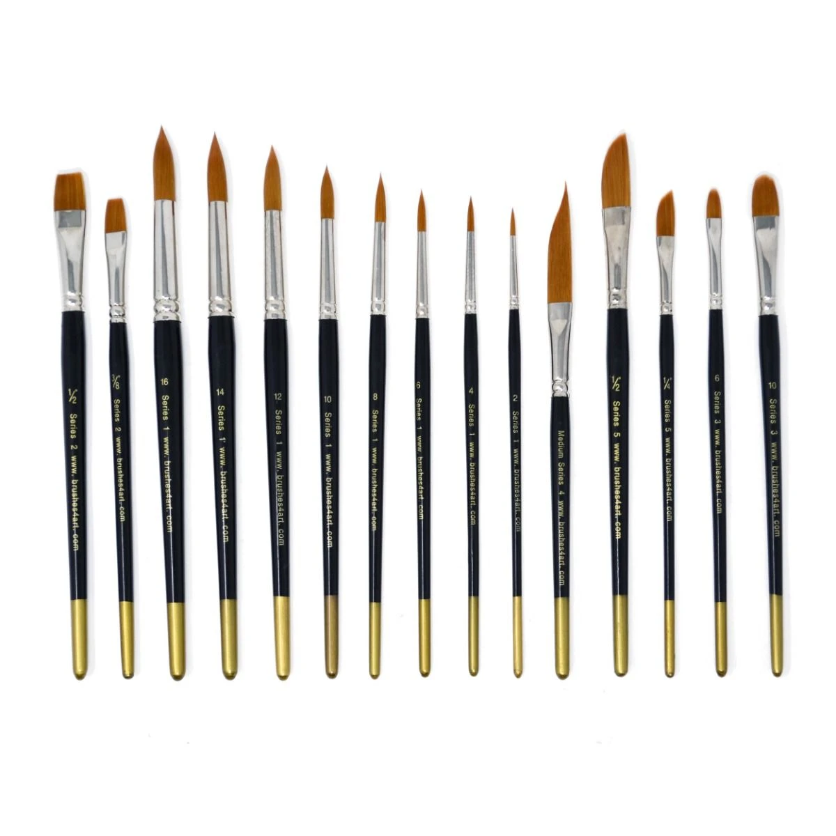 Brushes4Art Classic Watercolour Collection 15 Piece Paint Brush Set 1 Brushes4Art Classic Watercolour Collection 15 Piece Paint Brush Set