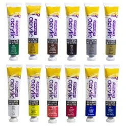Daler-Rowney Daler Rowney Graduate Acrylic Set 12 X 22ml -Pencils Artists 1000123 c