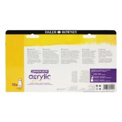 Daler-Rowney Daler Rowney Graduate Acrylic Paint Selection Set 10 X 38ml -Pencils Artists 1000124 a