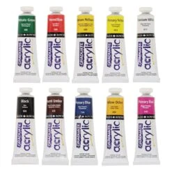 Daler-Rowney Daler Rowney Graduate Acrylic Paint Selection Set 10 X 38ml -Pencils Artists 1000124 d