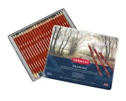 Derwent Drawing Pencils Tin Of 24