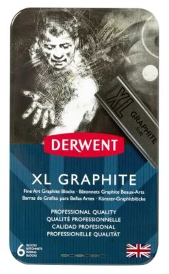 Derwent XL Graphite 6 Tin Set