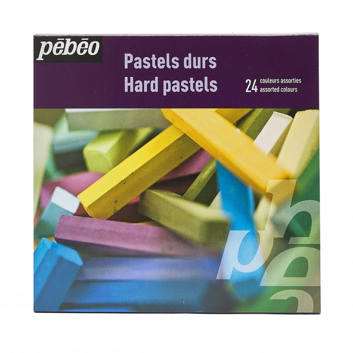 Pebeo Hard Pastels Set Of 24 Assorted Colours 2 Pebeo Hard Pastels Set Of 24 Assorted Colours - Image 2