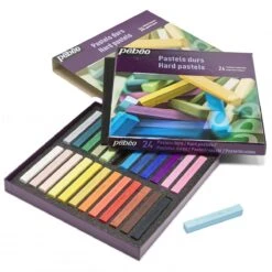 Pebeo Hard Pastels Set Of 24 Assorted Colours 5 Pebeo Hard Pastels Set Of 24 Assorted Colours -Pencils Artists 1000516 b 1