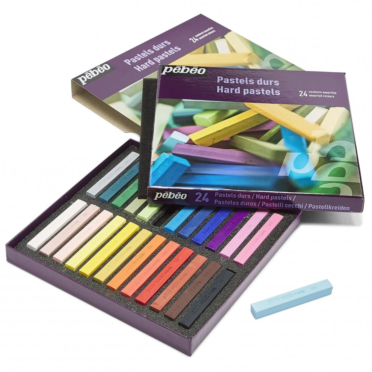 Pebeo Hard Pastels Set Of 24 Assorted Colours 3 Pebeo Hard Pastels Set Of 24 Assorted Colours - Image 3