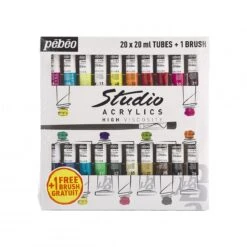 Pebeo Studio Acrylic Set 20 X 20ml