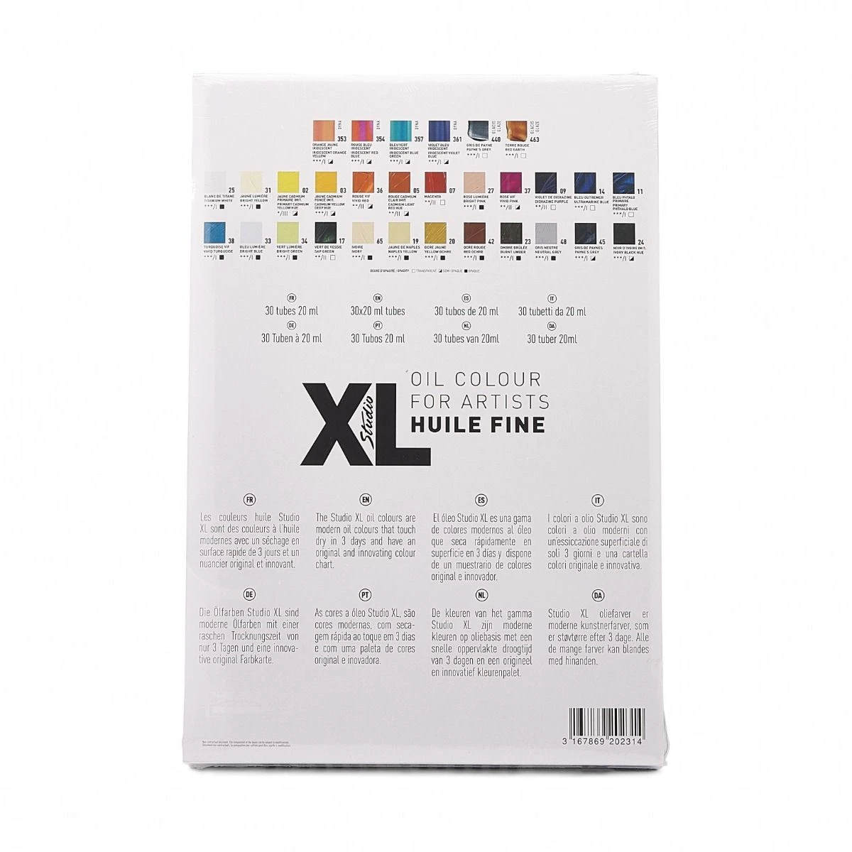 Pebeo Studio XL Oil Set 30 X 20ml 2 Pebeo Studio XL Oil Set 30 X 20ml - Image 2