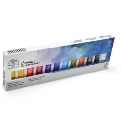 Winsor & Newton Cotman Watercolour 12 Tube Collection -Pencils Artists 1000710 b