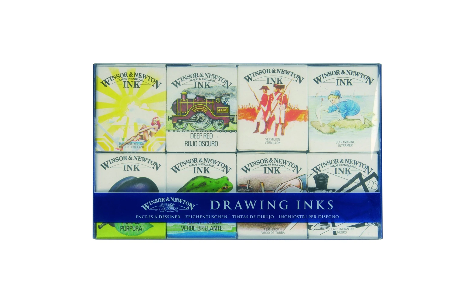 Winsor & Newton Drawing Inks William Collection 8 X 14ml 1 Winsor & Newton Drawing Inks William Collection 8 X 14ml