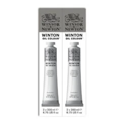 Winsor & Newton Winton Titanium White Oil Paint 200ml (Pack Of 2)