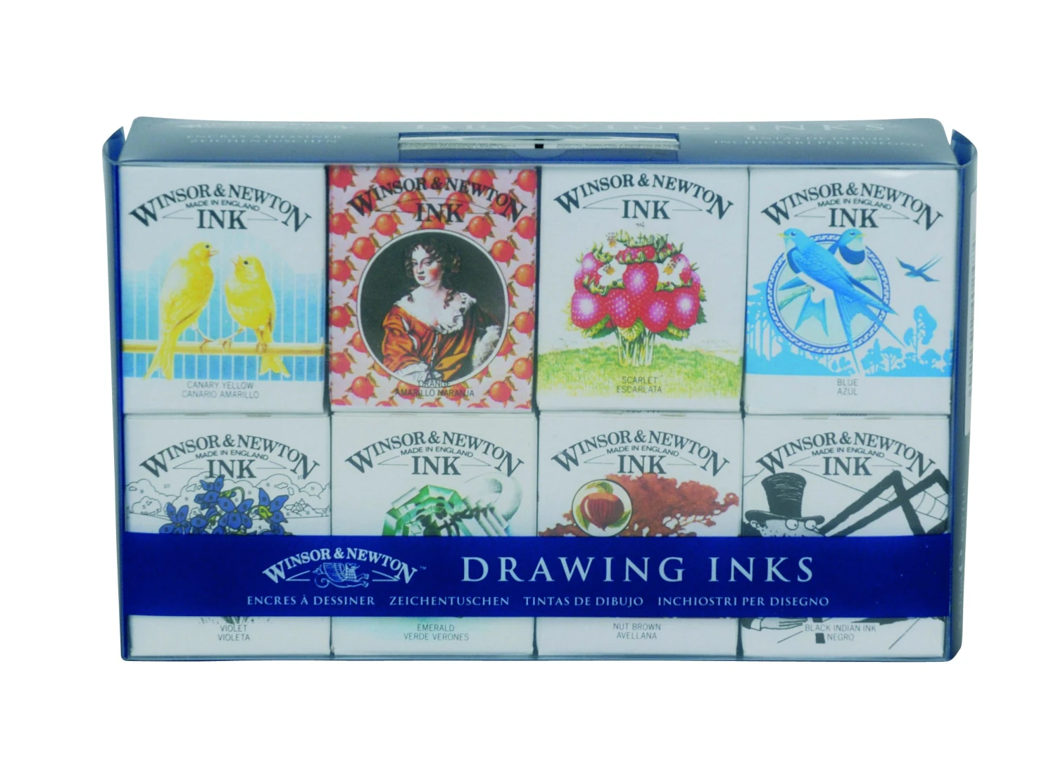 Winsor & Newton Drawing Inks Henry Collection 8 X 14ml 1 Winsor & Newton Drawing Inks Henry Collection 8 X 14ml