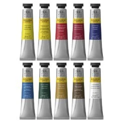 Winsor & Newton Galeria Acrylic Paint Set 10 X 20ml -Pencils Artists 1001009 c