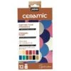 Pebeo Ceramic Exploration Set 12 X 20ml