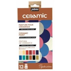 Pebeo Ceramic Exploration Set 12 X 20ml