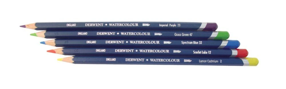 Derwent Watercolour Pencils 12 Tin 2 Derwent Watercolour Pencils 12 Tin - Image 2