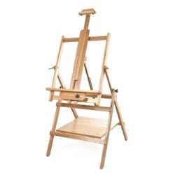 Wykeham Adjustable Wooden Studio Easel With Shelf