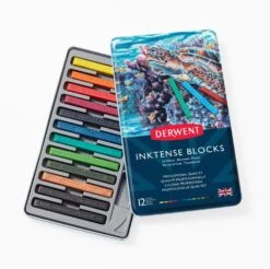 Derwent Inktense Blocks 12 Tin