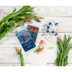 Derwent Inktense Blocks 12 Tin -Pencils Artists 2000131 d