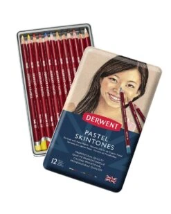 Derwent Pastel Pencil Portrait 12 Tin