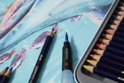 Derwent Inktense Pencils Wooden Box Of 72 -Pencils Artists 2000214 d