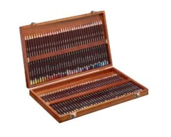 Derwent Coloursoft Pencils Wooden Box Of 72 -Pencils Artists 2000225 a 1