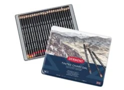 Derwent Tinted Charcoal Pencils 24 Tin