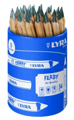 Lyra Ferby Chunky Graphite Pencil Pot Of 36