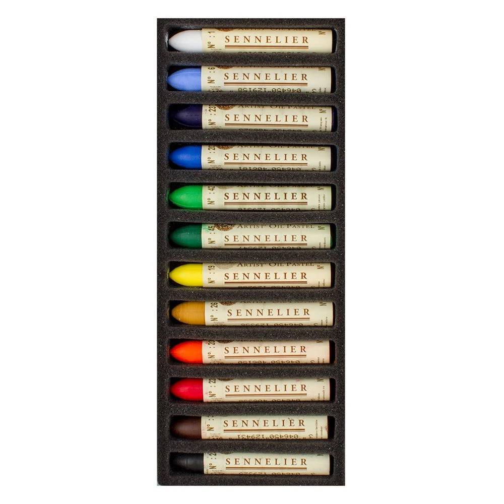 Sennelier Oil Pastels 12 Introductory Colours 2 Sennelier Oil Pastels 12 Introductory Colours - Image 2
