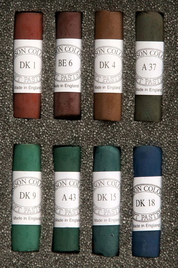 Unison Colour Soft Pastels Dark 8 Set 1 Unison Colour Soft Pastels Dark 8 Set