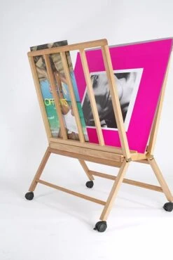 Mabef M/40 Extra Large Wooden Print Rack With Wheels -Pencils Artists 2000441 a