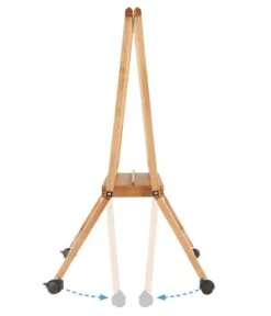 Mabef M/40 Extra Large Wooden Print Rack With Wheels -Pencils Artists 2000441 b 1