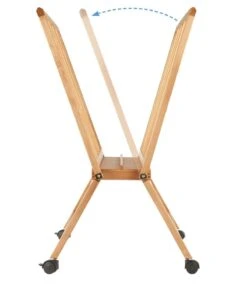 Mabef M/40 Extra Large Wooden Print Rack With Wheels -Pencils Artists 2000441 d