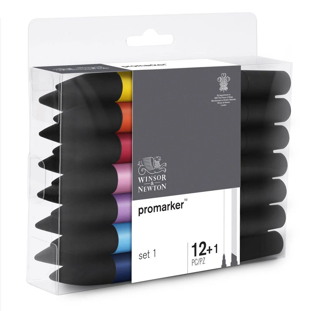 Winsor & Newton Promarker 12+1 Set #1 2 Winsor & Newton Promarker 12+1 Set #1 - Image 2
