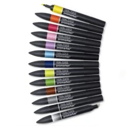 Winsor & Newton Promarker 12+1 Set #1 8 Winsor & Newton Promarker 12+1 Set #1 -Pencils Artists 2000562 01 box c