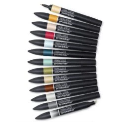 Winsor & Newton Promarker 12+1 Manga Set #2 -Pencils Artists 2000562 04 box c