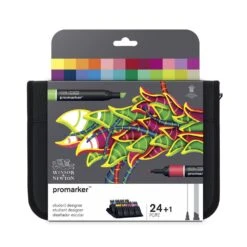 Winsor & Newton Promarker Student Designer Wallet 24 Set