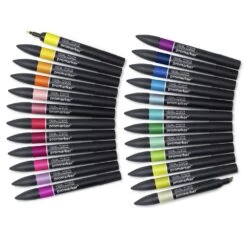 Winsor & Newton Promarker Student Designer Wallet 24 Set -Pencils Artists 2000603 d