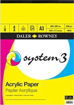 Daler-Rowney Daler Rowney System 3 Acrylic Pad A3