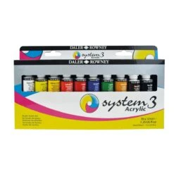 Daler-Rowney Daler Rowney System 3 Original Acrylic Studio Set 10 X 37ml