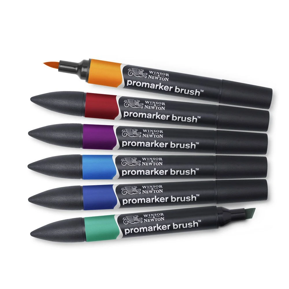 Winsor & Newton Promarker Brush 6 Rich Tones Set 4 Winsor & Newton Promarker Brush 6 Rich Tones Set - Image 4