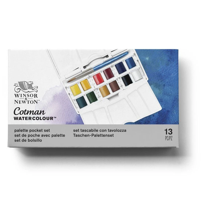 Winsor & Newton Cotman Watercolour Palette Pocket Set 1 Winsor & Newton Cotman Watercolour Palette Pocket Set