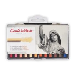 Conte A Paris Artists Colour Crayons 12 Portrait Colours