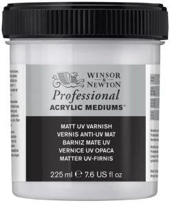 Winsor & Newton Professional Acrylic Matt UV Varnish 225ml