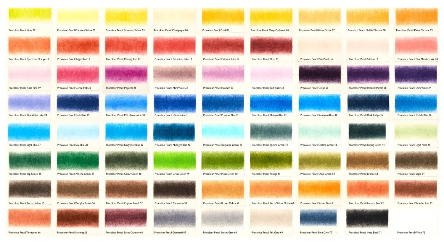 Derwent Procolour Professional Quality Colour Pencil 72 Tin 4 Derwent Procolour Professional Quality Colour Pencil 72 Tin - Image 4