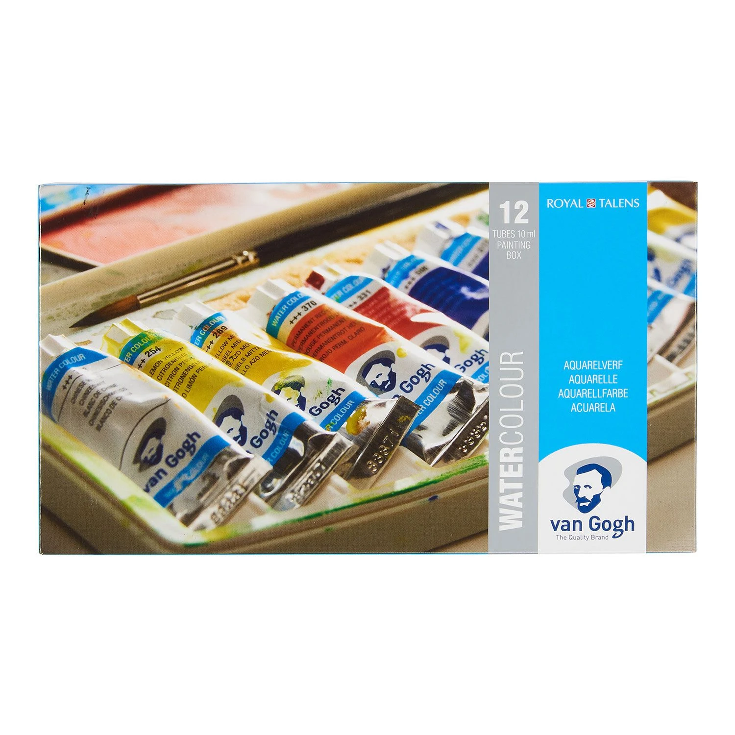 Van Gogh Watercolour 12 X 10ml Paint Box Set 2 Van Gogh Watercolour 12 X 10ml Paint Box Set - Image 2