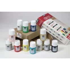 Pebeo Deco Exploration Set 12 X 20ml -Pencils Artists 2001017 001 exp c