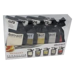 Sennelier Abstract Acrylic Metallics Set 5 X 120ml -Pencils Artists 2001086