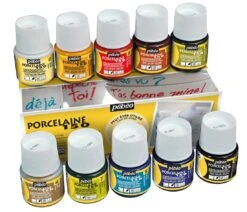 Pebeo Porcelaine 150 Paint Assorted 10 X 45ml Box Set