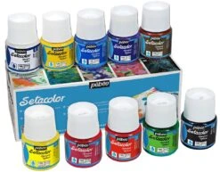 Pebeo Setacolor Opaque Fabric Paint Assorted 10 X 45ml Box Set