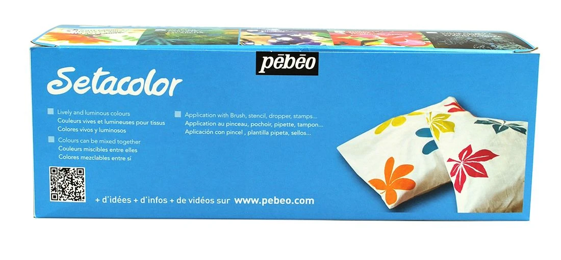 Pebeo Setacolor Glitter Fabric Paint Assorted 10 X 45ml Box Set 3 Pebeo Setacolor Glitter Fabric Paint Assorted 10 X 45ml Box Set - Image 3